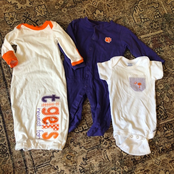 clemson onesie